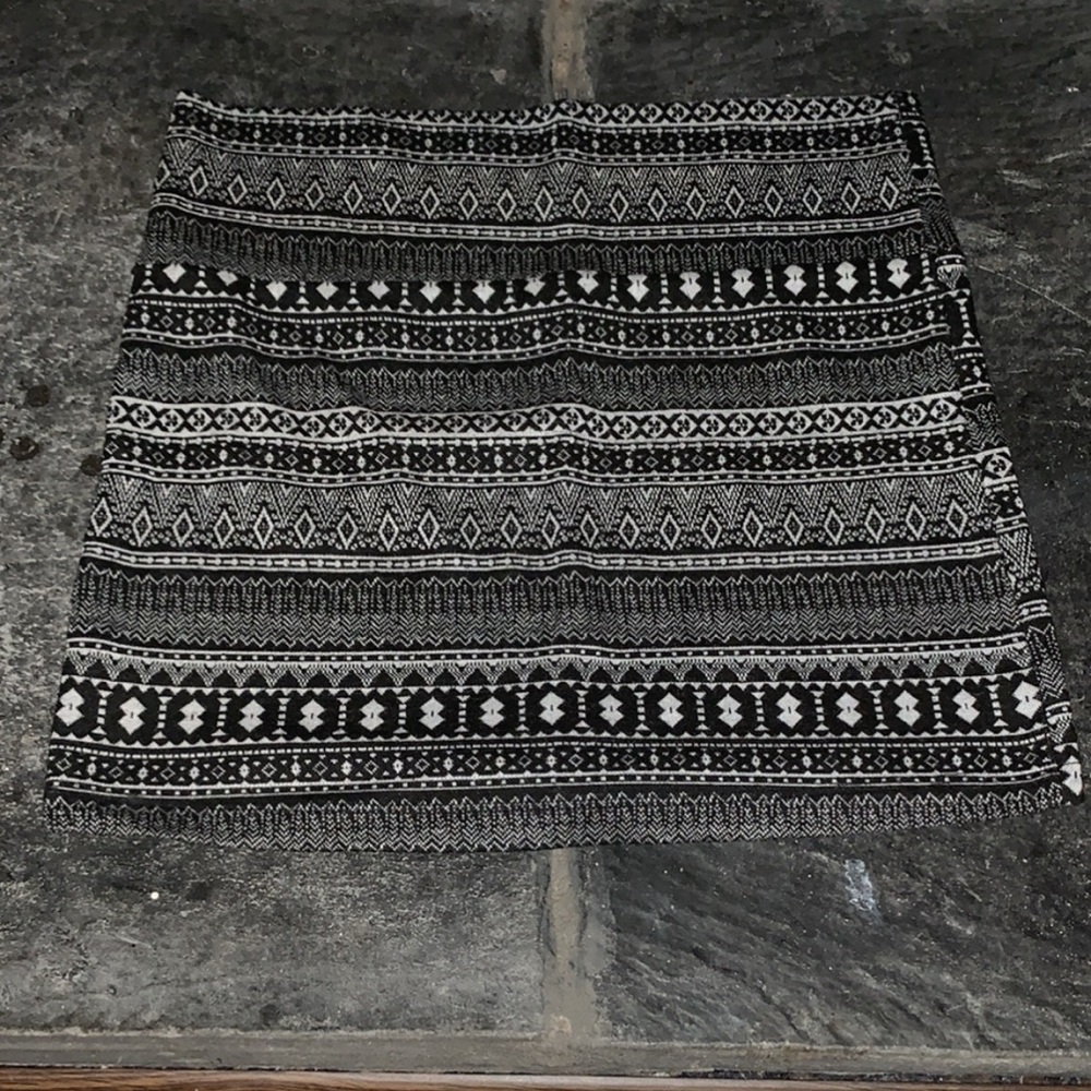 Print body con skirt